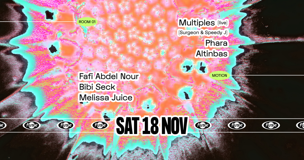 Fuse Brussels | Fuse presents: Multiples (Surgeon & Speedy J) & Fafi…